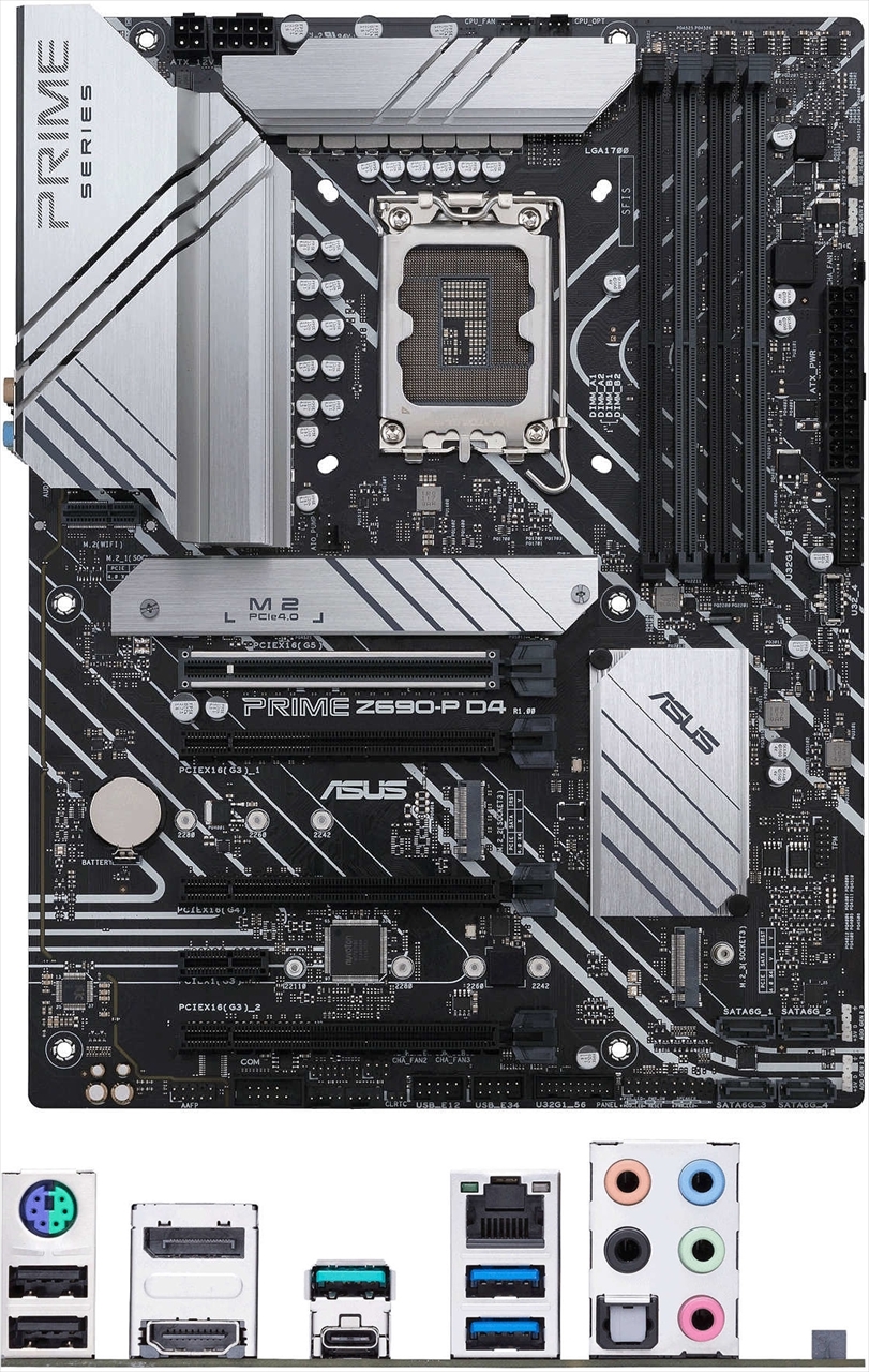 PRIME Z690-P D4 | ATX | Intel LGA1700 | マザーボード | PCパーツと自作パソコン・組み立てパソコンの専門店  | 1's PCワンズ