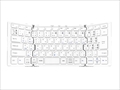 AM-K2TF83J/SLW MOBO Keyboard2 シルバー/ホワイト