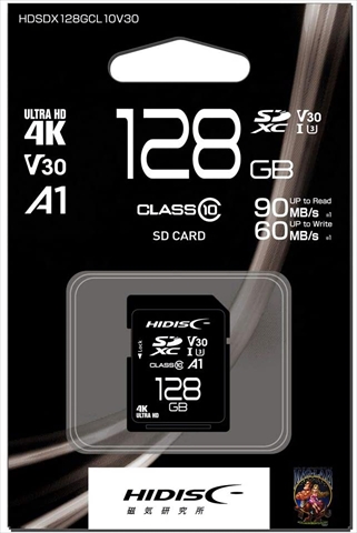 HDSDX128GCL10V30 ☆6個まで￥250クリックポスト対応可能！