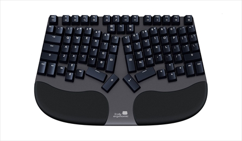 Truly Ergonomic CLEAVE Keyboard Tactile Silent (茶軸) US Layout