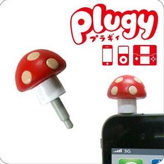 【クリックで詳細表示】SP-2425 プラギィ きのこ イヤホンジャックに挿すアクセサリー