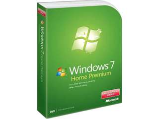 【クリックで詳細表示】Windows 7 Home Premium SP1 パッケージ版