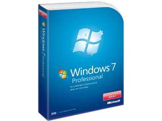 【クリックで詳細表示】Windows 7 Professional SP1 パッケージ版