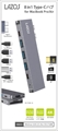 L-CH8-M Type-C 8in1 変換アダプター for MacBook Pro/Air  ☆￥250クリックポスト対応可能！