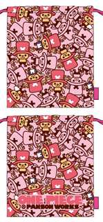 【クリックで詳細表示】FRK261 巾着(S) チョッパー チラシ PK ワンピース x パンソンワークス