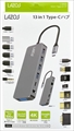 L-CH13 Type-C 変換アダプター 13 in 1  ☆￥250クリックポスト対応可能！
