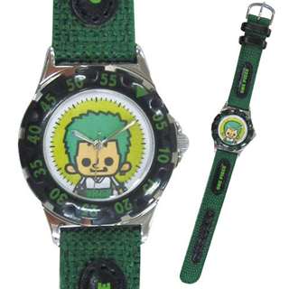 【クリックで詳細表示】PW10172 アロイダイバーウォッチ グリーン/ゾロ ワンピース x パンソンワークス