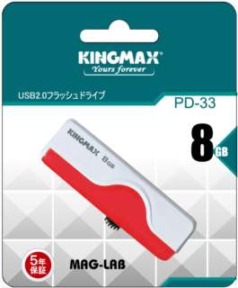 【クリックで詳細表示】KingMax PD-33 8GB レッド