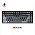 K2/V2-84-RGB-Brown-US Keychron K2（V2） ワイヤレス・メカニカルキーボード RGB - US配列（テンキーレス）-Gateron茶軸