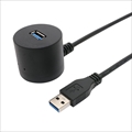 USB-EXT3015/BK USB延長ケーブル　卓上用コネクタ　1.5m
