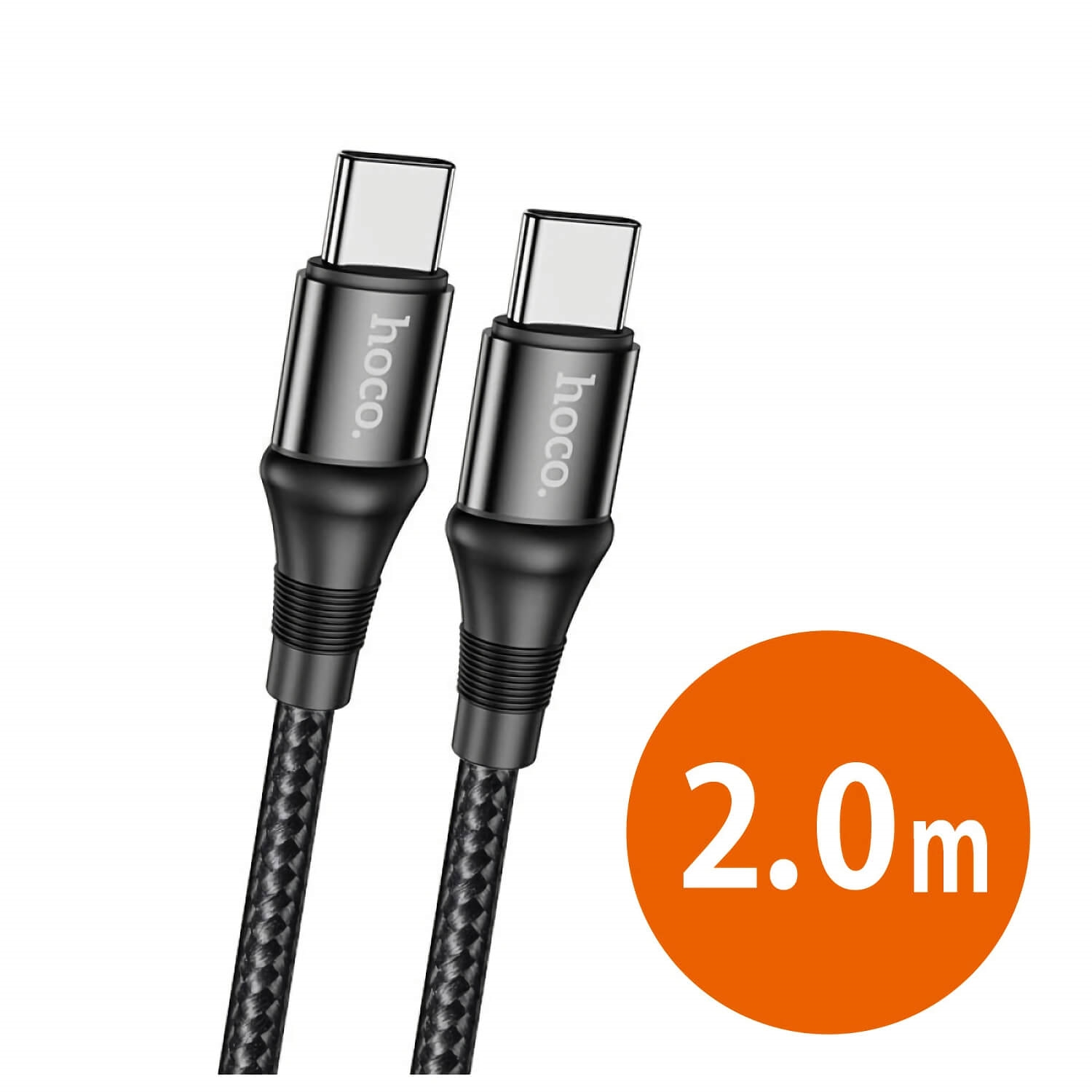 X50-100TC20-BK 2m Type-C PD対応充電ケーブル 最大100W（20V/5A