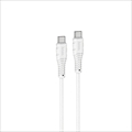 X67-NANOSTT-WH 1m nanoシリコンケーブル PD60W Type-C to Type-C ☆3個まで￥250クリックポスト対応可能！