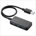 U3H-A411BBK 4ポートUSB3．0ハブ ☆2個まで￥300ネコポス対応可能！