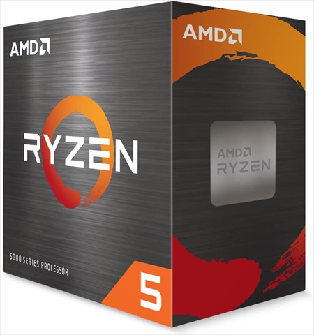 Ryzen 5 5600 Wraith Spire Cooler (6C/12T、3.5GHz(最大4.4)、65W、TOTAL Cache 35MB)