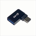 STCM-UAFL Type-C(オス)-USB3．1 A(メス)L型変換コネクタ ☆6個まで￥300ネコポス対応可能！