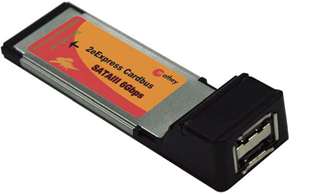 【クリックで詳細表示】MECA-6G02PM eCardbus SATAIII(eSATA x2)