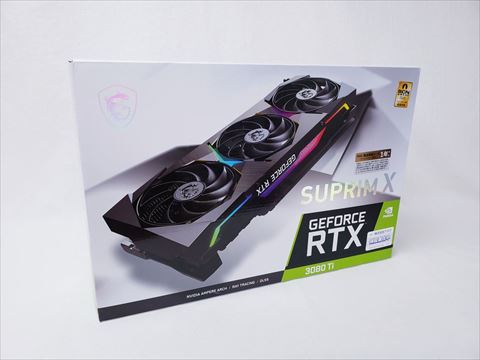 [保証確認] GeForce RTX 3080 Ti SUPRIM X 12G 各サイトで併売につき売切れのさいはご容赦願います。