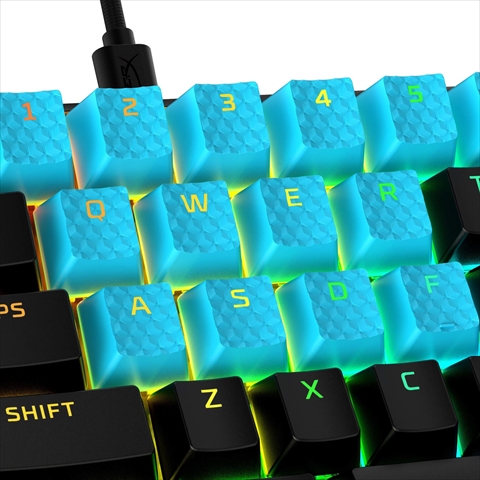 HyperX Rubber Keycaps Blue 519U1AA#ABA ★☆今ならユーザー登録特価2280円！☆★