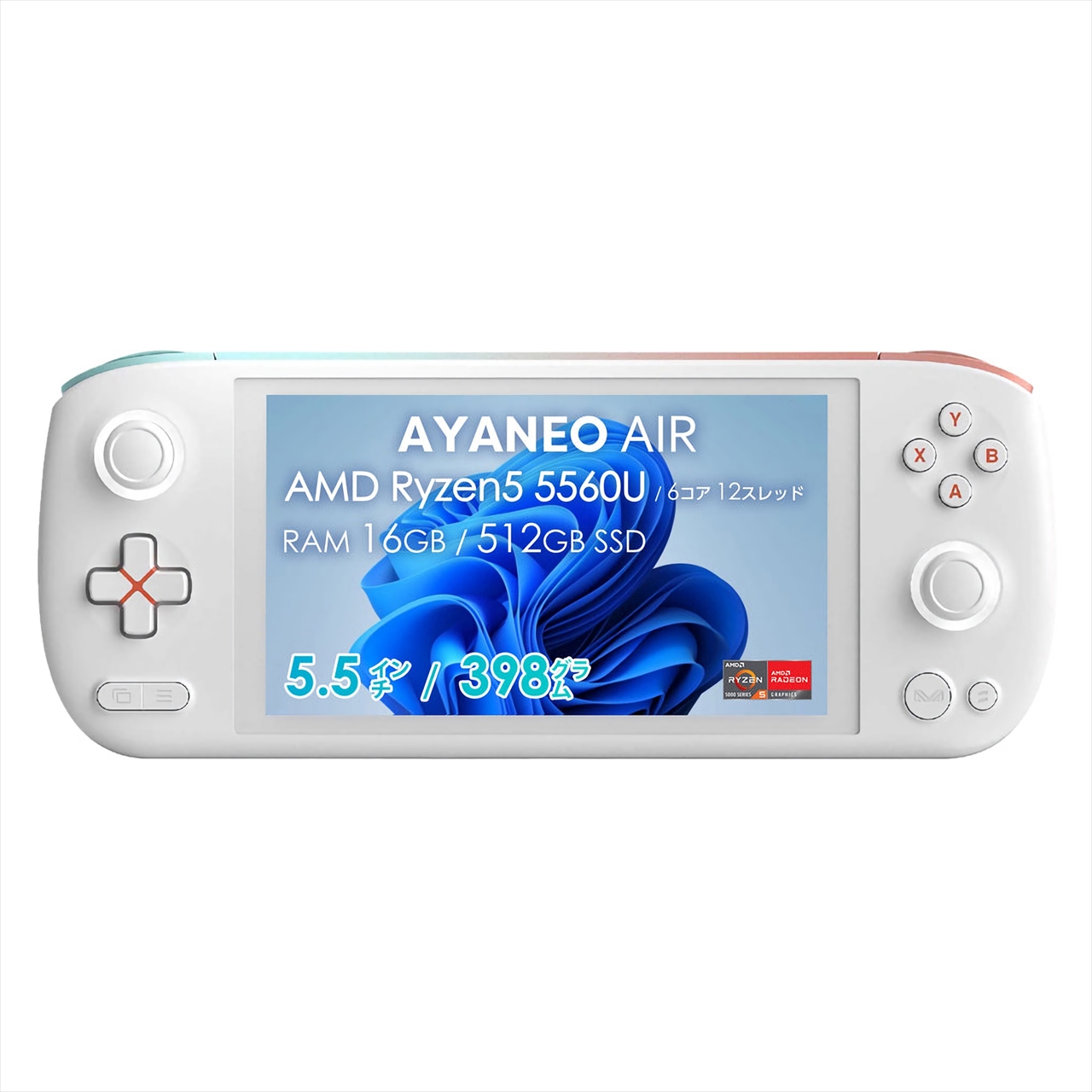 AYANEO AIR Pro モバイルPC メモリ16GB ストレージ512GB ホワイト
