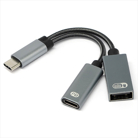 RUA-OTGTPU1 PD給電対応 OTGアダプター ☆6個まで￥250クリックポスト対応可能！