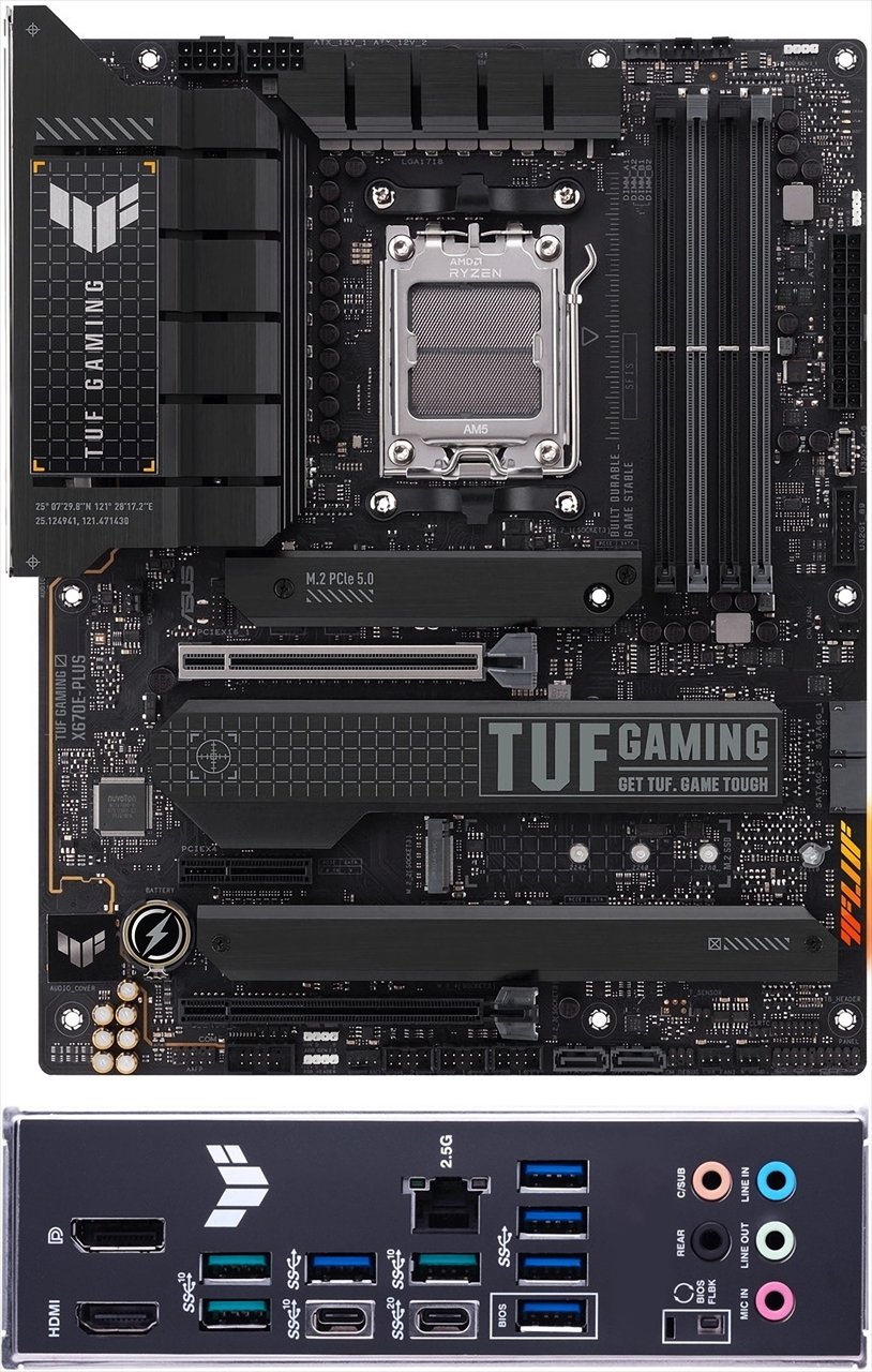 TUF GAMING X670E-PLUS マザーボード （ジャンク】ASUS