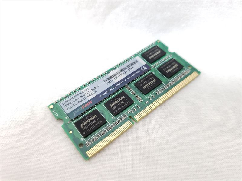 D3N1600PS-L8G /バルク 各サイトで併売につき売切れのさいはご容赦願います。 | 204Pin DDR3 SO-DIMM | ノート用メモリ  | PCパーツと自作パソコン・組み立てパソコンの専門店 | 1's PCワンズ