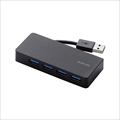 U3H-K417BBK 4ポートUSB3．0ハブ(ケーブル収納タイプ) ☆2個まで￥250クリックポスト対応可能！