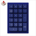 Q0-J1 Keychron Q0 QMK カスタム・テンキー - 組み立て済み / ネイビーブルー / Gateron G Proスイッチ（ホットスワップ） 赤軸