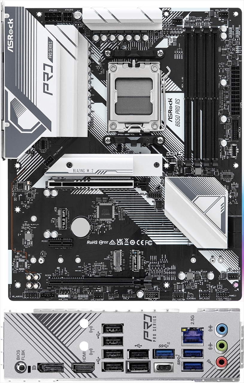 ASRock B650 PRO RS [PCIeスロットロック破損]ASRock - マザーボード