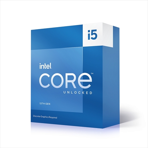 Core i5-13600KF  3.5(5.1)/2.6(3.9)GHz / 14(6+8)コア 20スレッド / スマートキャッシュ24M / 内蔵グラフィック非搭載 / TDP125W ※F型番は内蔵グラフィックスは搭載されておりません。