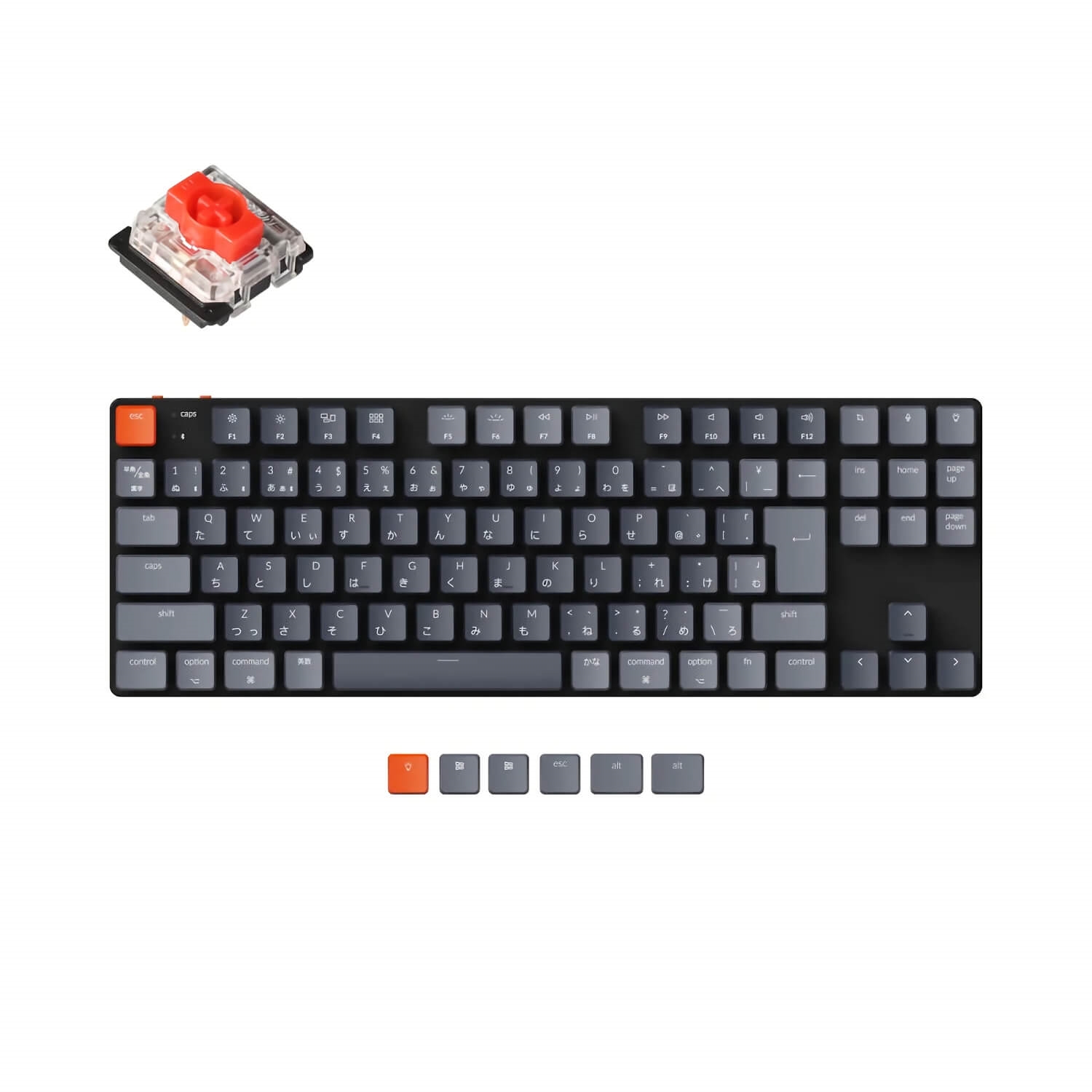 K1SE-H1-JIS Keychron K1SE ワイヤレス・メカニカルキーボード RGB 