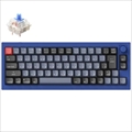 Q2-O1-JIS Keychron Q2 QMK カスタム・メカニカルキーボード　ノブバージョン - JIS配列（テンキーレス）- 組み立て済み / ネイビーブルー / Gateron G Proスイッチ（ホットスワップ） 赤軸