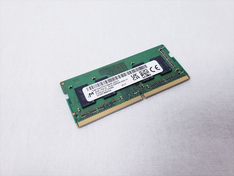 PC4-19200(DDR4 2400) 260Pin S.O.DIMM 4GB 各サイトで併売につき売切れのさいはご容赦願います。 | 260pin DDR4 SO-DIMM | ノート用メモリ | PCパーツと自作パソコン・組み立てパソコンの専門店 | 1's PCワンズ PC4-19200(DDR4 2400) 260Pin S.O.DIMM 4GB 各サイトで併売につき売切れのさいはご容赦願います。 | 260pin DDR4 SO-DIMM | ノート用メモリ | PCパーツと自作パソコン・組み立てパソコンの専門店 | 1's PCワンズ