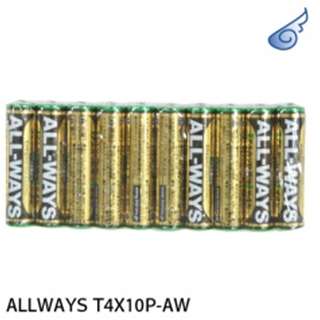 【クリックで詳細表示】単4 アルカリ乾電池 10本パック T4X10P-AW