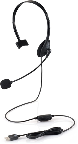 HS-HP01MUBK 有線ﾍｯﾄﾞｾｯﾄ/片耳ｵｰﾊﾞｰﾍｯﾄﾞ/小型/USB-A/1.8m/ﾌﾞﾗｯｸ  「テレワーク向け」