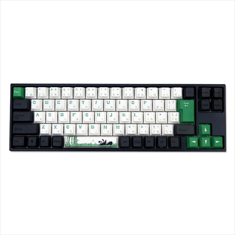 Varmilo 73 Panda R2 パンダ JIS Keyboard Jasmine軸 vm-ma73-a029-jasmine