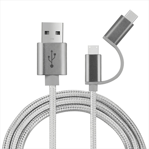 APX-CM1WH Type-C Micro 2in1ケーブル 1m