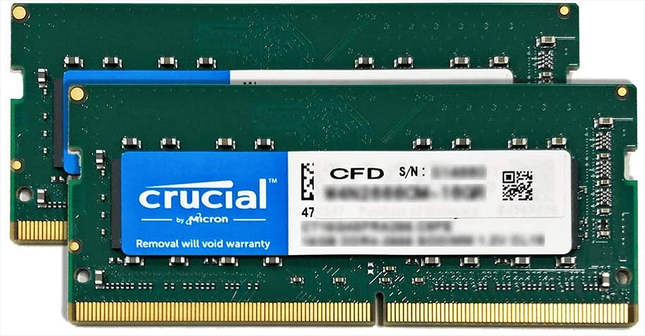 crucial DDR4 2400 SO-DIMM 16GB 8GBx2