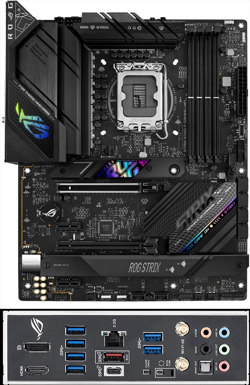 ROG STRIX B760-F GAMING WIFI | ATX | Intel LGA1700 | マザーボード