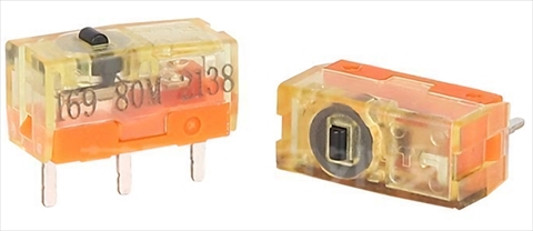 TTC Gold Dustproof Mouse Switch 80M 2個入り MMS-GOLD80M-2pcs ☆6個まで￥250クリックポスト対応可能！