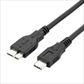 MCA-CTMB100U3-K USB-C to USB3.0-microBケーブル 1m 最大3A