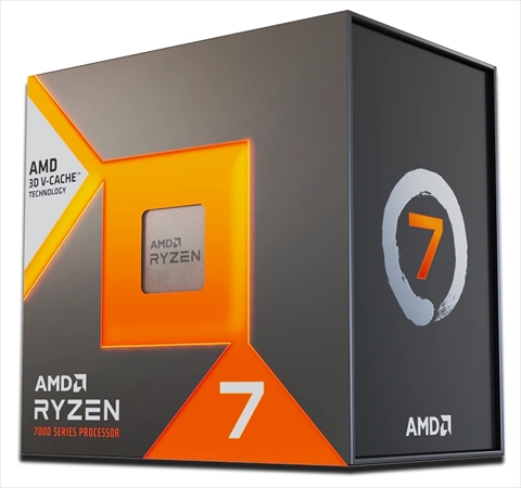 AMD Ryzen 7 7800X3D W/O Cooler (8C/16T、4.2Ghz(最大5.0)、120W、L2+L3 Cache 104MB、Radeon Graphics )