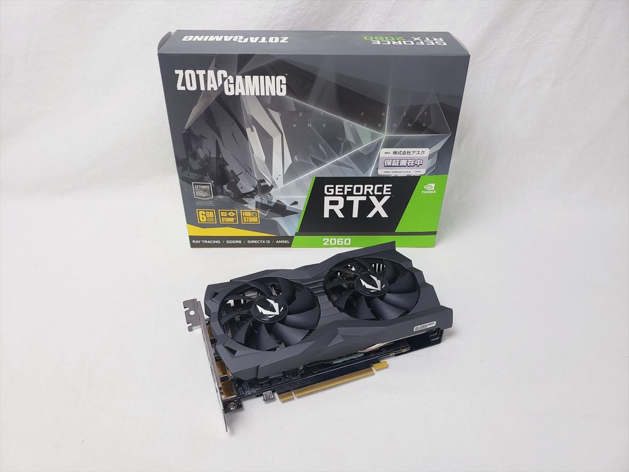 ZTRTX2060-6GGDR6/ZT-T20600H-10M ZOTAC GAMING GeForce RTX 2060 各