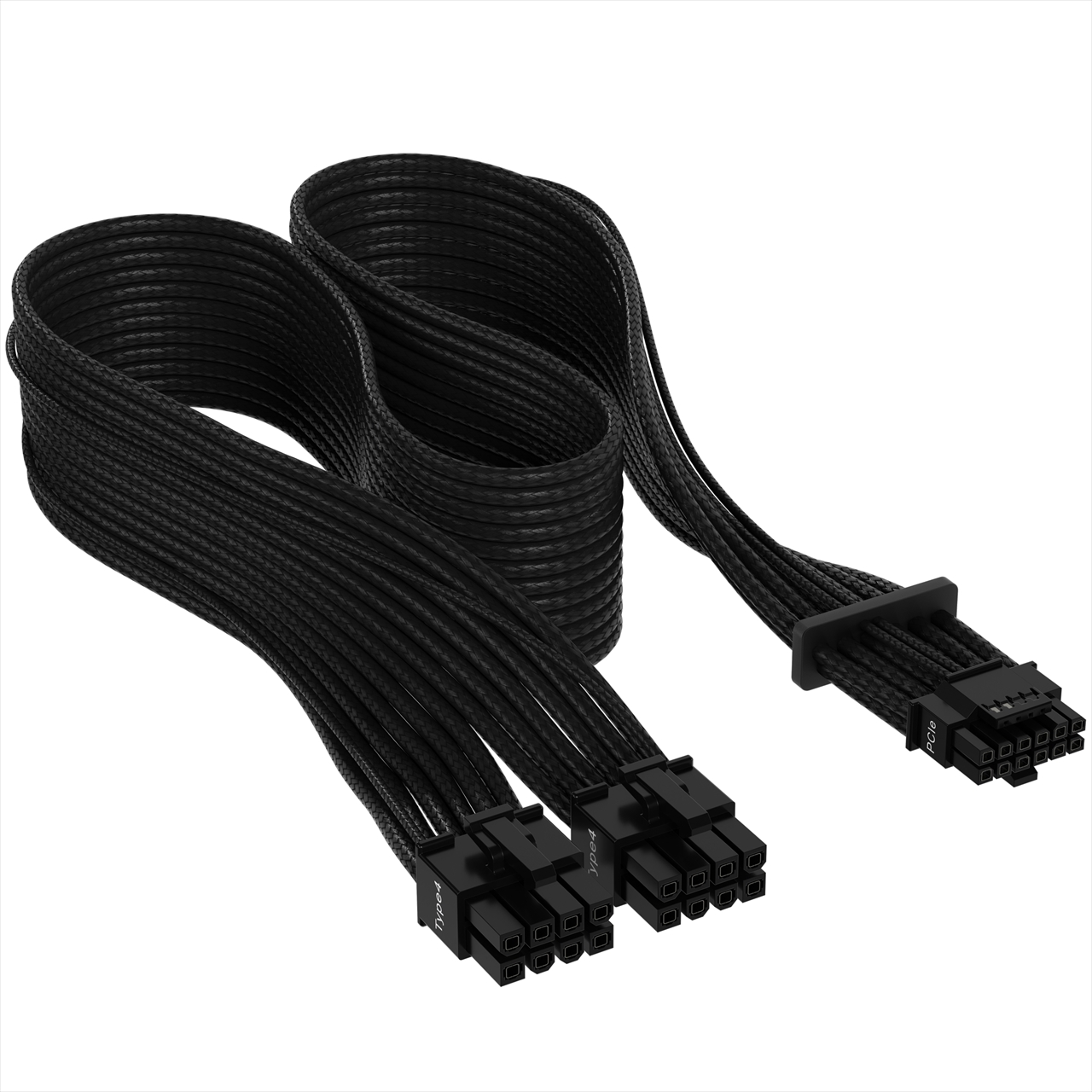 PCIe 5.0 12VHPWR PSU Individually Sleeved Cable Black (CP-8920331) | その他 電源 | PCパーツと自作パソコン・組み立てパソコンの専門店 | 1's PCワンズ