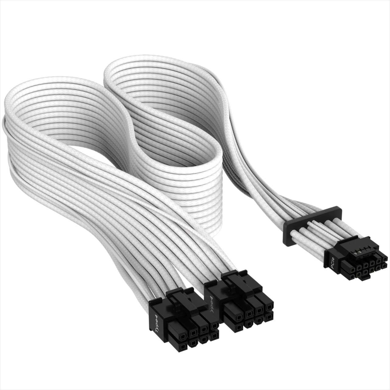 PCIe 5.0 12VHPWR PSU Individually Sleeved White (CP-8920332) その他 | | PCパーツと自作パソコン・組み立てパソコンの専門店 1's PCワンズ