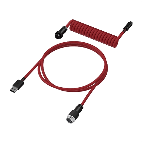 HyperX USB-C Coiled Cable Red-Black 6J677AA