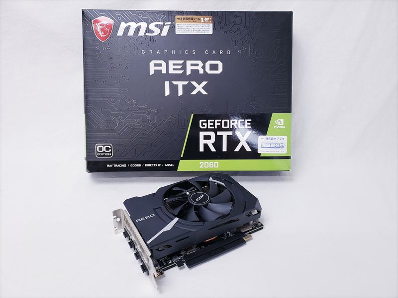 GeForce RTX 2060 AERO ITX 6G OC 各サイトで併売につき売切れのさい ...