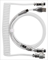 GRAPHT ライティング コイルケーブル USB TypeC-A（ホワイト） TGR021-CA-WT