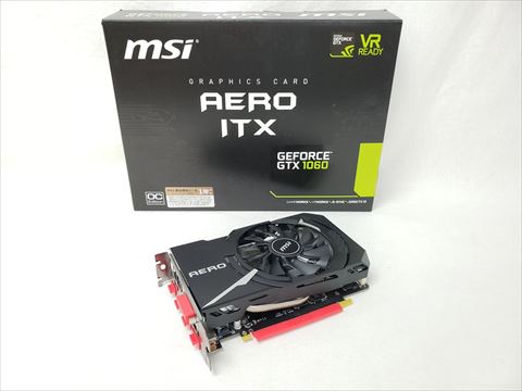 GTX 1060 AERO ITX 3G OC グラフィックボード