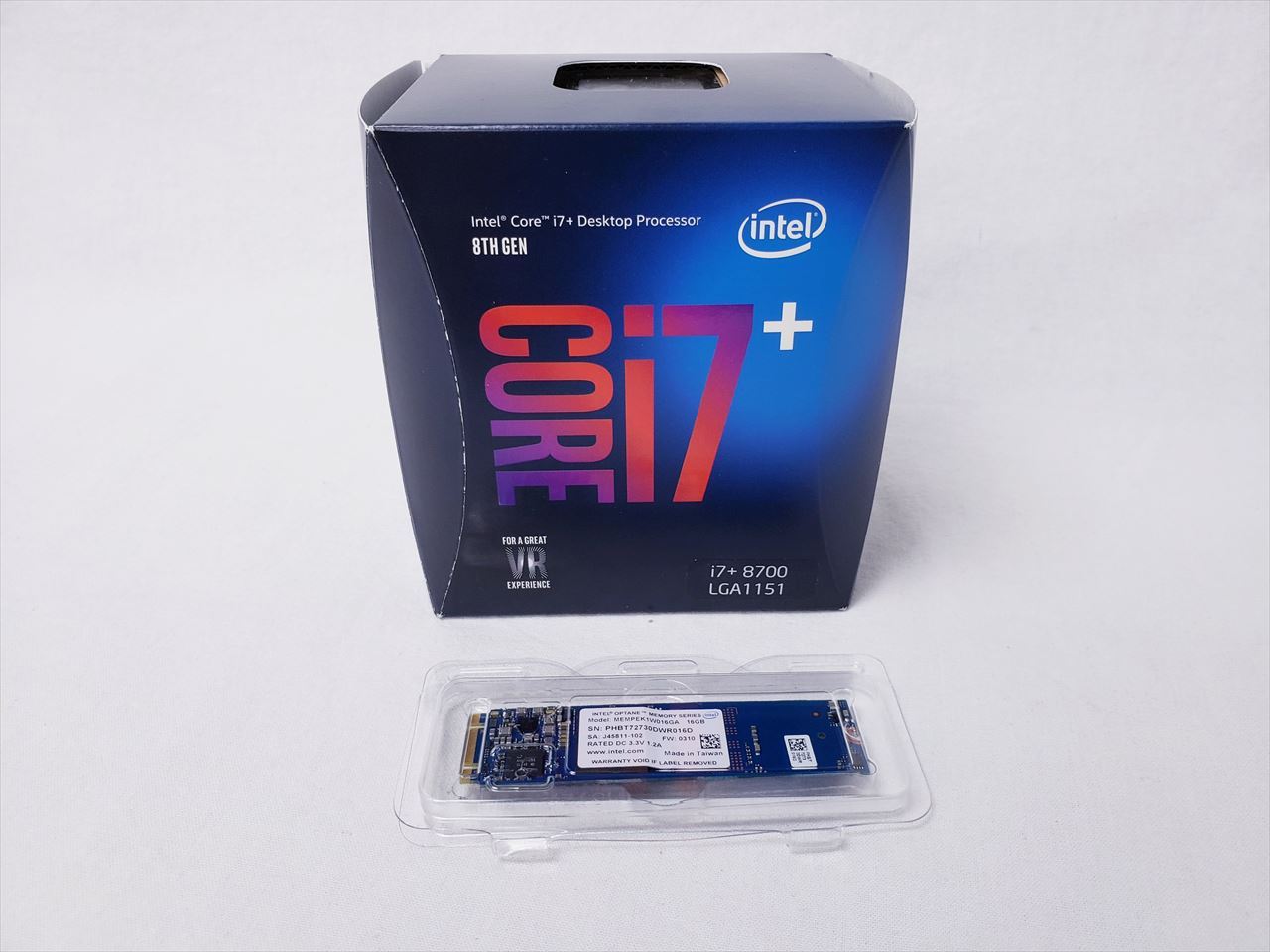 Core i7-8700+Optaneメモリ16GBセット /BO80684I78700 各サイトで併売 